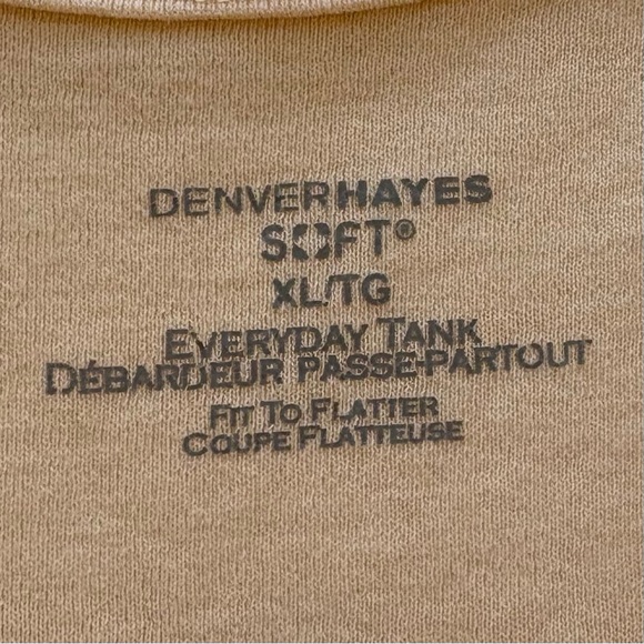 Denver Hayes Soft Everyday Ribbed Tank Top in Light Pink Womens Size XL - Picture 8 of 10